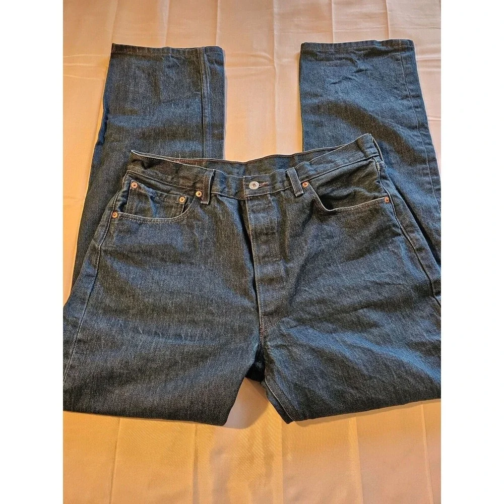 Vtg Levi's 501XX‎ Button Fly Straight Jeans Men's 34 x 33 (tag 36x34)